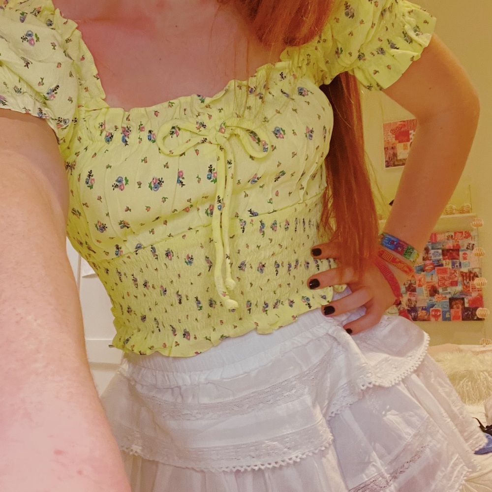 (NWT) Faithful the Brand Yellow top